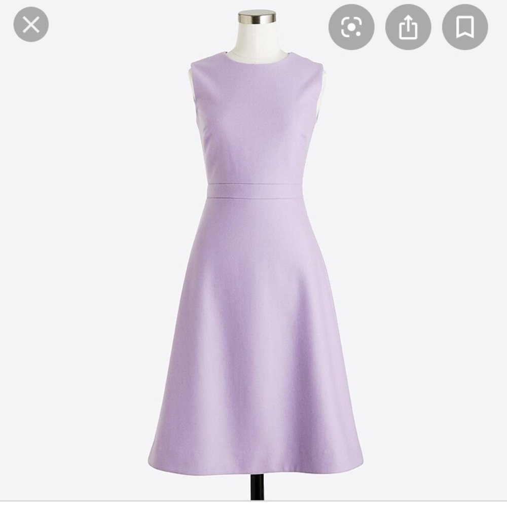 J. Crew Lilac 120s wool dress 😍